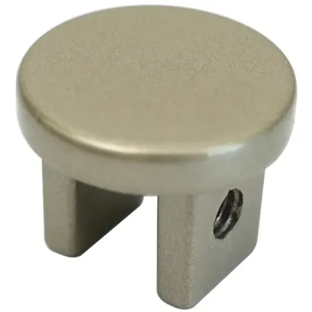 Наконечник для карниза Мульти Заглушка мини металл цвет стальной 2x1.5 см металлический мини замок в форме кошки