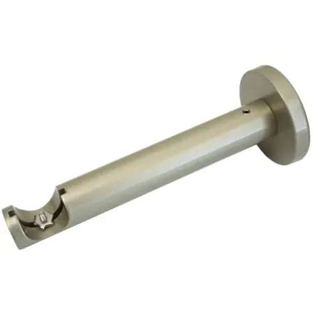 Кронштейн для штанги со сверлением Мульти алюминий цвет серебро 2 см