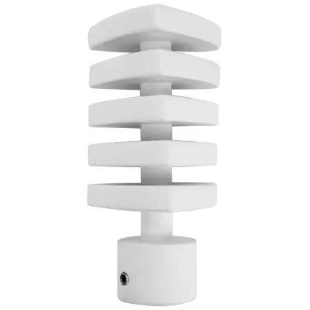 Наконечник для карниза Мульти Шайба резная металл цвет белый матовый 2x8 см ручная резная статуя лягушка из бокса