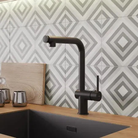 Глазурованный керамогранит Cersanit Rombix 42x42 см 1.587 м² матовый цвет серый узоры особый мир человека