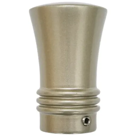 Наконечник для карниза Мульти Трапеция металл цвет стальной 2x5 см