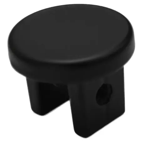 Наконечник для карниза Мульти Заглушка мини металл цвет черный матовый 2x1.5 см металлический мини замок в форме кошки