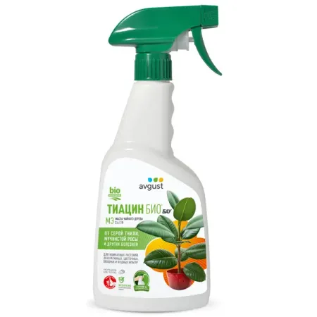 Биоинсектицид с диффузором для защиты от болезней Avgust Био Бау 500 мл фунгицид от мучнистой росы плодовой гнили avgust топаз 10мл