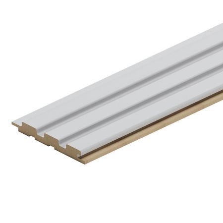 Реечная панель МДФ белая 2700х119х16 мм Stella 0,32 кв.м