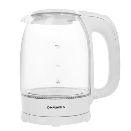 Электрический чайник Maunfeld MGK-613WH 1,7 л белый для vw passat octavia superb для audi a4 b8 a6 c7 a8 q7 электрический переключатель блокировки крышки багажника 56d959831f