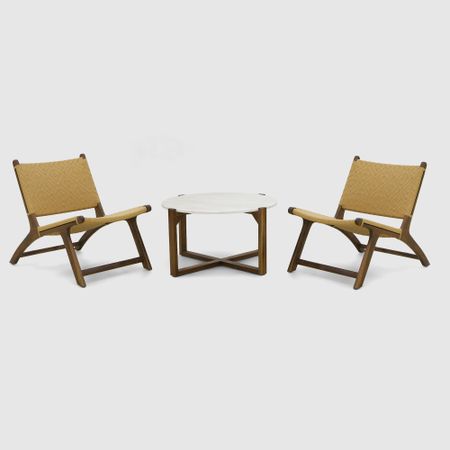 Комплект мебели Rattan grand Lumi из тика 3 предмета