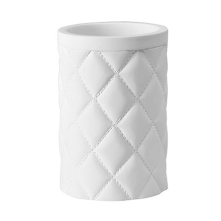 Стакан для ванной WasserKraft Havel настольный полирезин белый (K-7428)