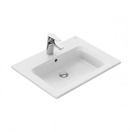 Раковина Roca The Gap Unik 60 см встраиваемая белая (7.3279.A.800.0) оригинальные передние и задние тормозные колодки для changan cs95 cs85 cs75 plus cs65 unit cs55 plus cs35 cs15 eado alsvin unik cx20 benben