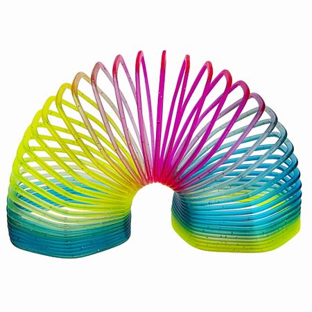 Мягкая игрушка 1TOY Пружинка Радуга-дуга