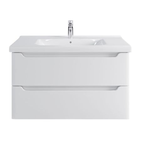 Комплект тумба с раковиной Sanstar Lanciano 100 см подвесная белая (314.1-1.5.1.К)