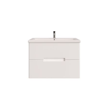 Комплект тумба с раковиной Sanstar Ориана 80 см подвесная белая (287.1-1.4.1.ККОМ)