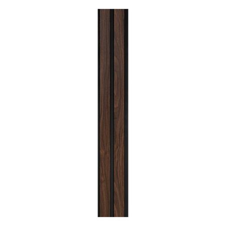 Реечная панель ПВХ 125х3000х8 мм ламинированная мореная береза 0,375 кв.м