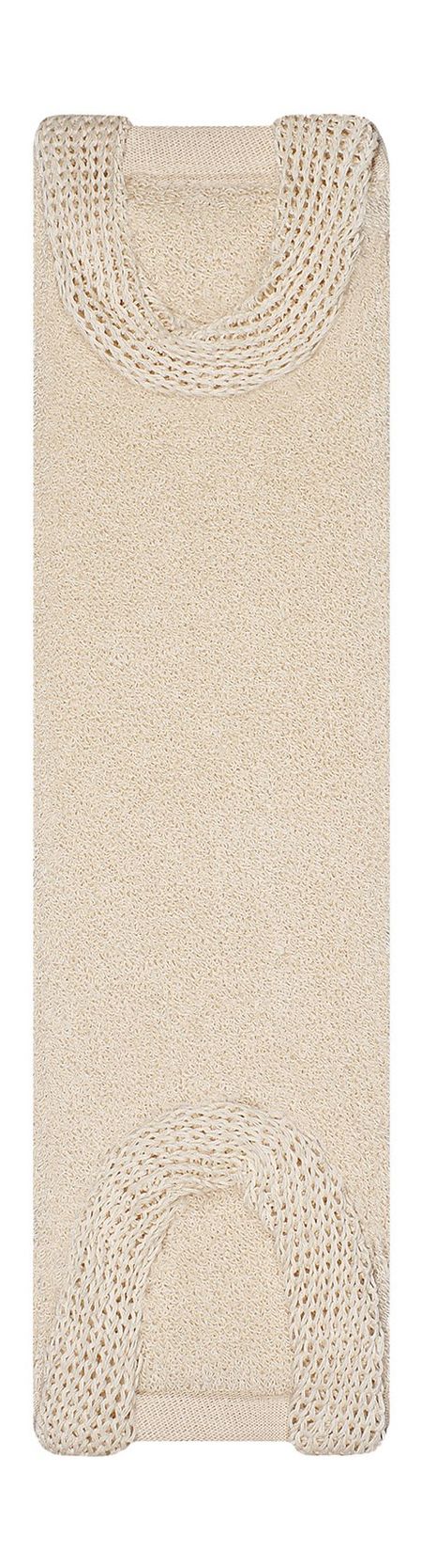 Vival Хлопковая прямоугольная мочалка с ручками мочалка из льна мягкая 70x11 см