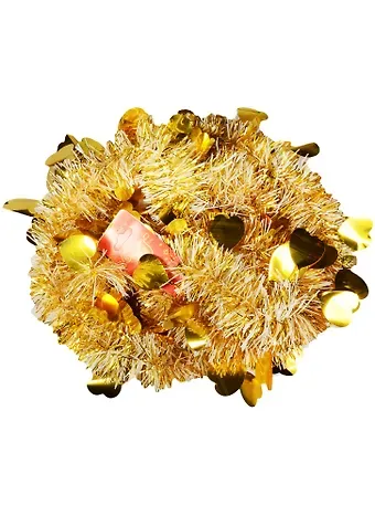 Мишура новогодняя (6х200) золото