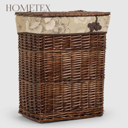 Корзина для белья с крышкой Hometex 48х38х28 см
