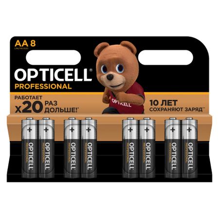 Батарейки Opticell Professional AA 8шт