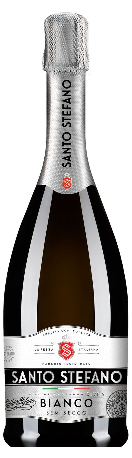 Сидр Santo Stefano Bianco белый полусухой 6%, 0,75 л