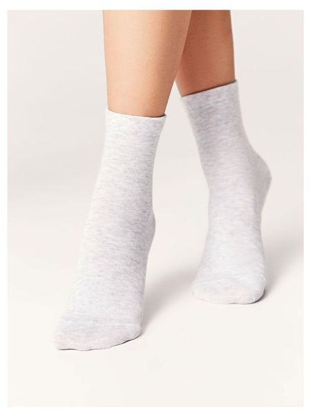 Носки женские Conte Elegant Active спортивные светло-серые, р.25-27