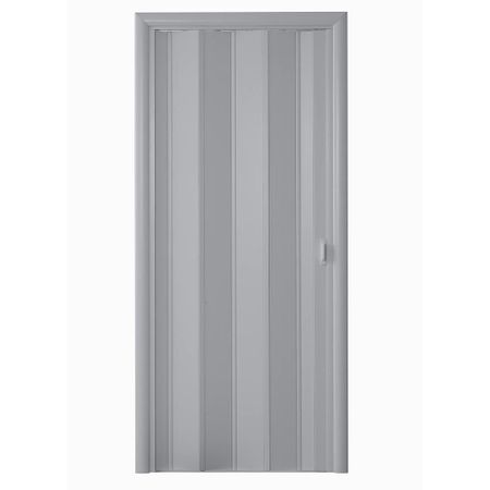 Дверь раздвижная гармошка 690-840x2020 мм серый