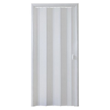 Дверь раздвижная гармошка 690-840x2020 мм ясень серый