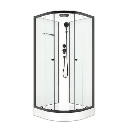 Душевая кабина Domani-Spa Delight Slim 80х80х218 см стекло прозрачное 4 мм с низким поддоном полукруг алексей елисеевич крученых кручёных лирические циклы 1932 1949