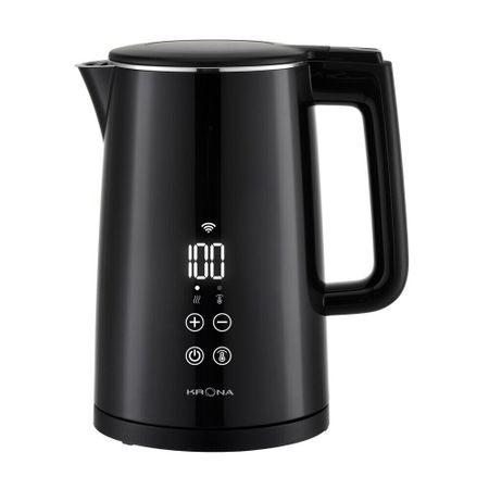 Электрический чайник Krona Digitaler Intelligent 1,5 л с регулировкой температуры черный