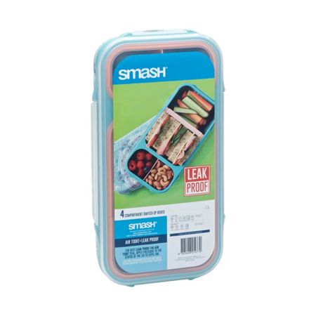 Ланчбокс Smash 1.3 л с термоизоляцией голубой