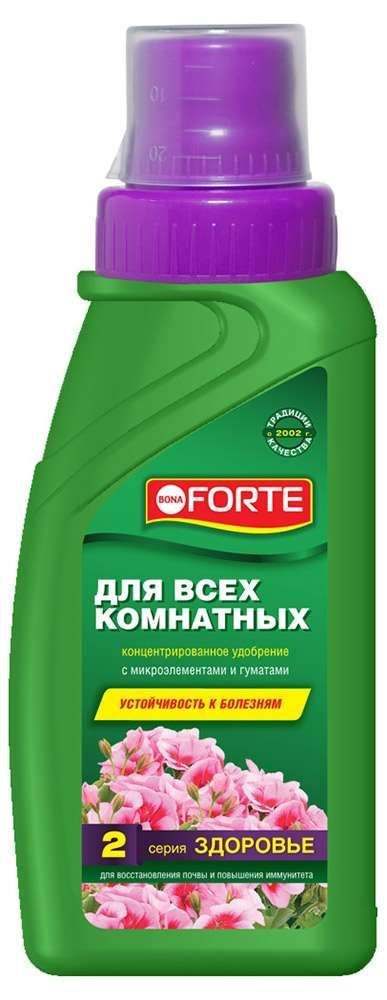 Удобрение Bona Forte Для всех комнатных концентрированное, 285 мл