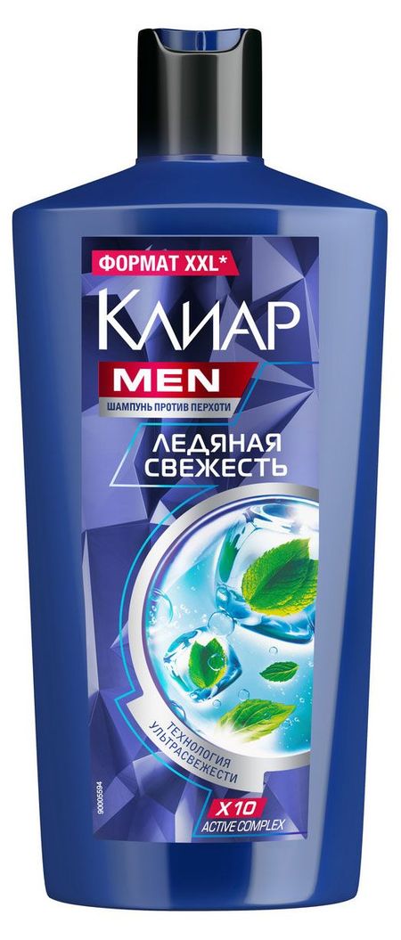 Шампунь мужской Клиар Men Ледяная свежесть, 650 мл