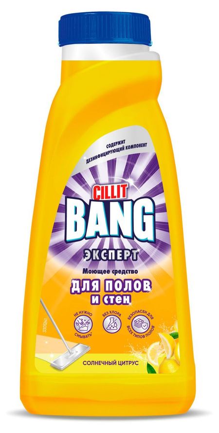 Моющее средство для полов и стен Cillit Bang Солнечный цитрус, 450 мл