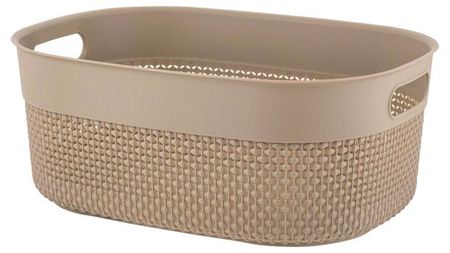 Корзина для хранения Plast Team OSLO шоколадный мокко, 12 л