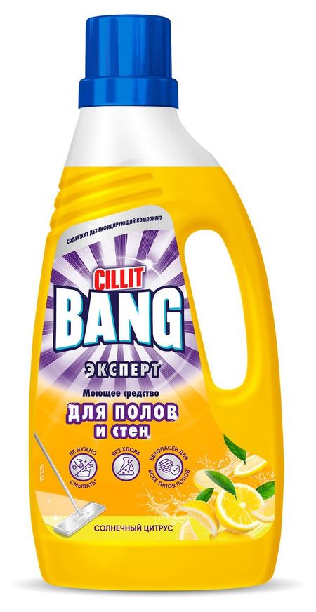 Средство моющее для полов и стен Cillit Bang Солнечный цитрус, 1000 мл