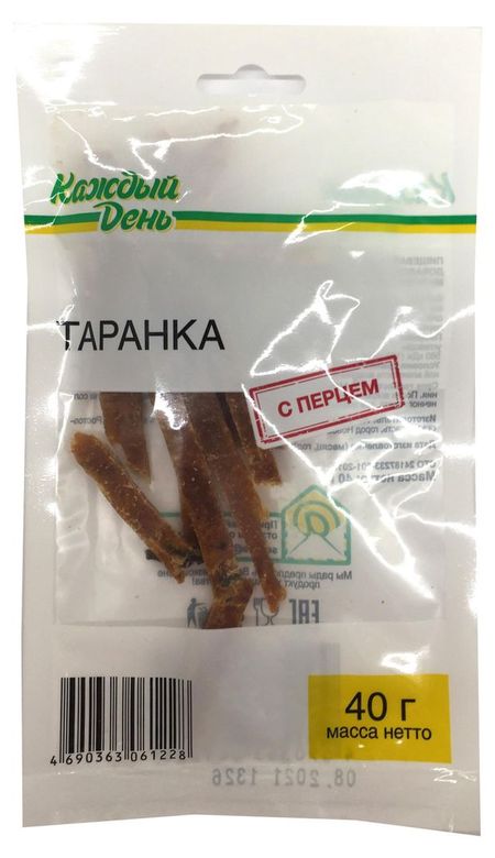 Таранка Каждый День с перцем, 40 г