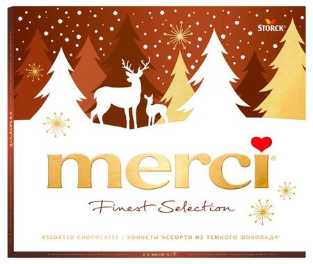 Набор конфет Merci темный шоколад, 250 г