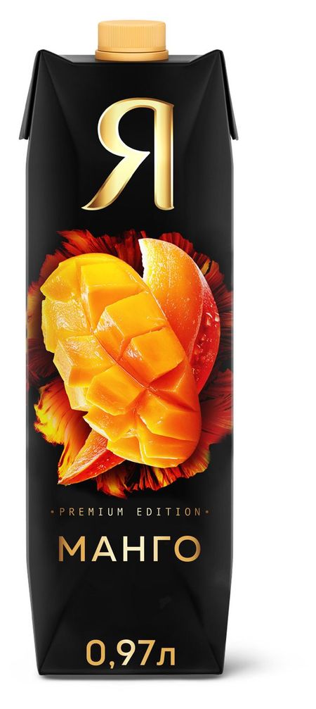 Нектар Я Манго с мякотью, 970 мл