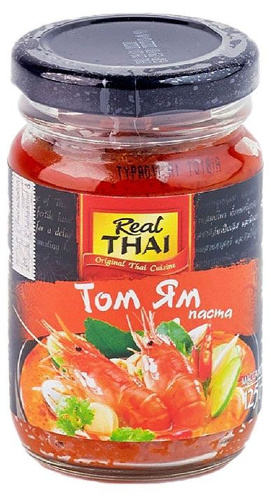 Соус Real thai Паста Том ям Таиланд, 125 г