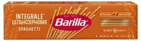 Макаронные изделия Barilla Spaghetti цельнозерновые, 450 г