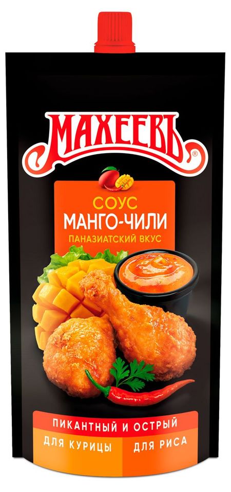 Соус МАХЕЕВЪ Манго-чили деликатесный, 230 г