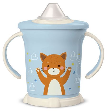 Поильник АШАН Красная птица с двумя ручками, 1 шт в ассортименте