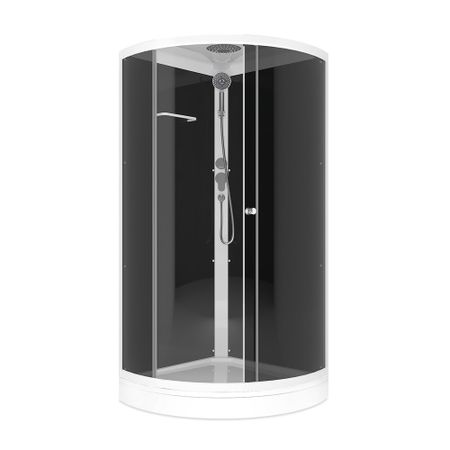 Душевая кабина Domani-Spa Simple 90х90х218 см стекло тонированное 4 мм с низким поддоном полукруг алексей елисеевич крученых кручёных лирические циклы 1932 1949