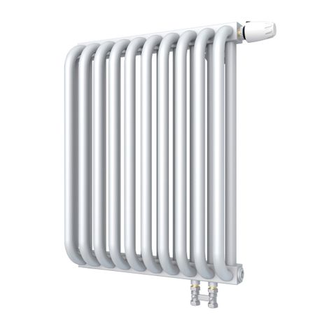 Радиатор стальной трубчатый КЗТО 540х412 мм 1/2 10 секций нижнее правое подключение белый для bmw 5 серии e60 e61 2003 2004 2005 2006 2007 левое правое синее зеркало с подогревом стеклянное широкоугольное зеркало заднего вида