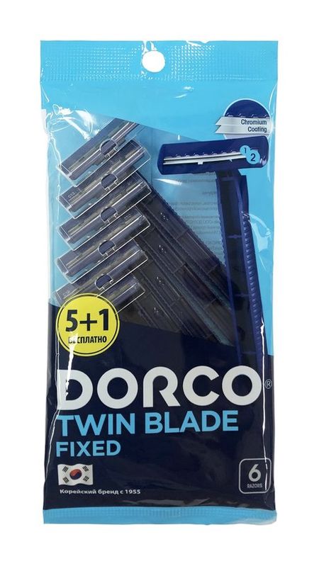 Dorco TD708N Twin Blade 5 plus 1 Disposable Razors