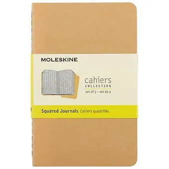 Набор книг для записей Moleskin Cahier Journal Pocket, 3 штуки, мягкая обложка, 32 листа, А6