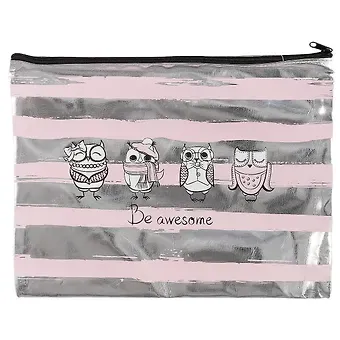 Папка для тетрадей «Совы. Be awesome», 28.5 х 21.5 см