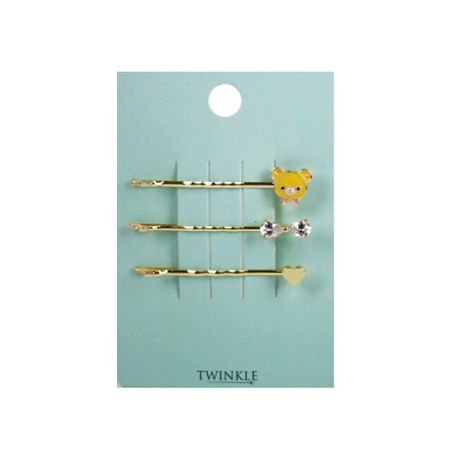 Набор заколок для волос TWINKLE Набор заколок для волос Bear холщовый для карандашей kawaii bear cat