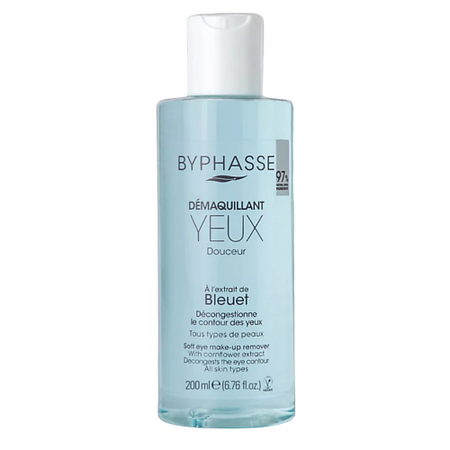 Лосьон для снятия макияжа BYPHASSE Средство для снятия макияжа с глаз с экстрактом василька средство nivea нивея для снятия макияжа с глаз двойной эффект 125 мл