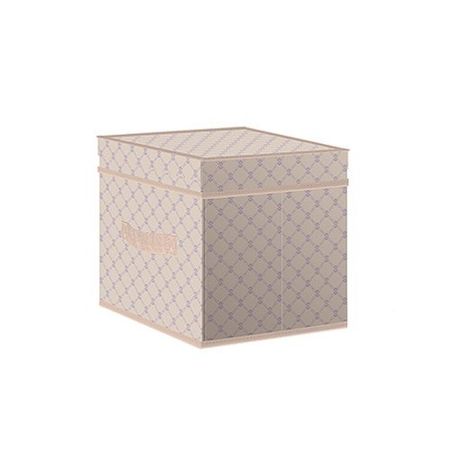 Короб стеллажный Лакарт Дизайн с крышкой  TBL-3 Pastel Shadow 30х30х30см