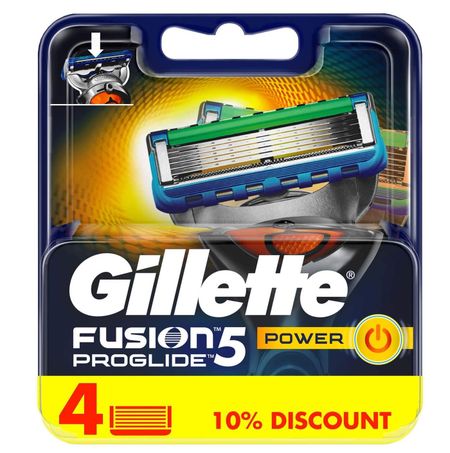 Кассеты для бритья Gillette Fusion ProGlide Power 4 шт