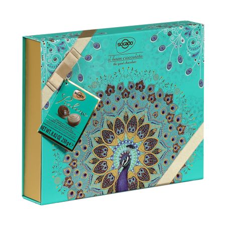 Набор шоколадных пралине с ореховым и капучино кремом 250 г