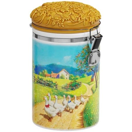 Чай черный цейлонский Hilltop Пейзажная коллекция Нарядные гуси 80 г